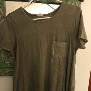 Amazing sage acid wash LuLaRoe Carly dress!